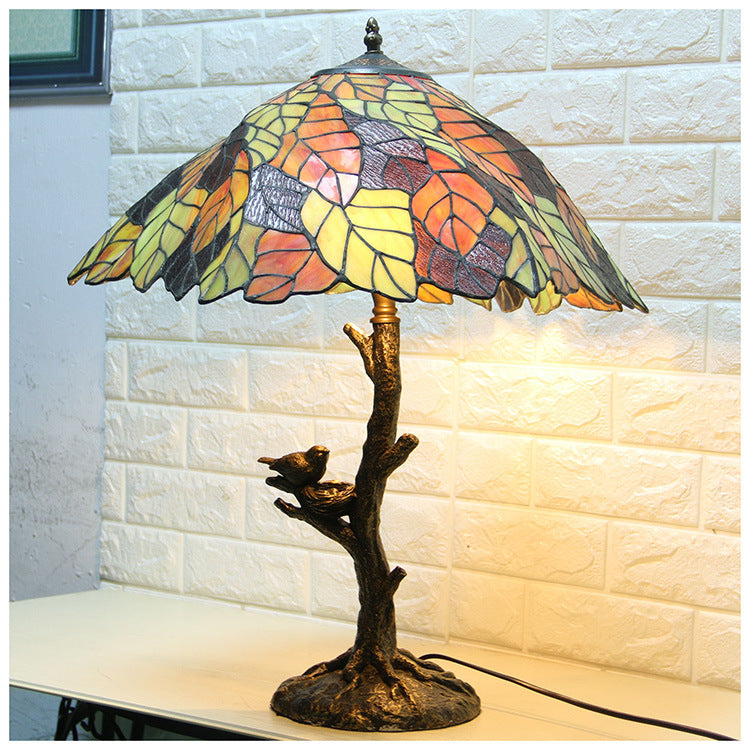 Stained Glass Tree of Life Table Lamp - A Nature-Inspired Masterpiece