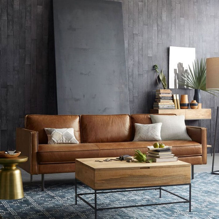 Mid-Century Modern Leather Sofa Where Classic Design Meets Modern Luxury