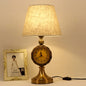 Vintage Table Lamp with Built-in Clock - A Timeless Classic