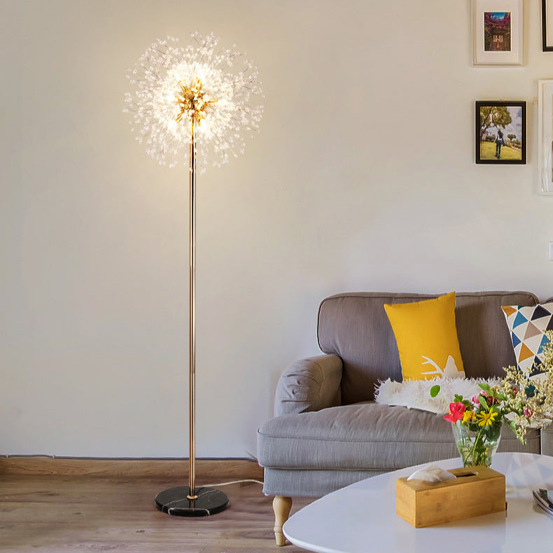 Dandelion Crystal Floor Lamp - A Modern Masterpiece