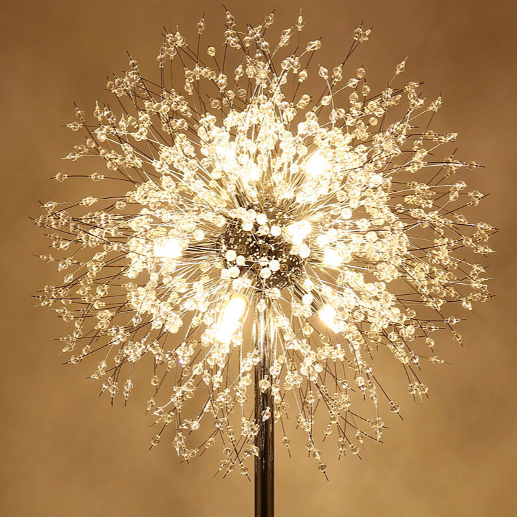 Dandelion Crystal Floor Lamp - A Modern Masterpiece