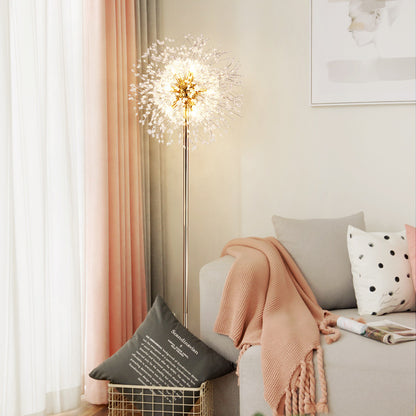 Dandelion Crystal Floor Lamp - A Modern Masterpiece