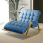 Rocking Leather Comfort Chair with Armrests - Modern Rocker