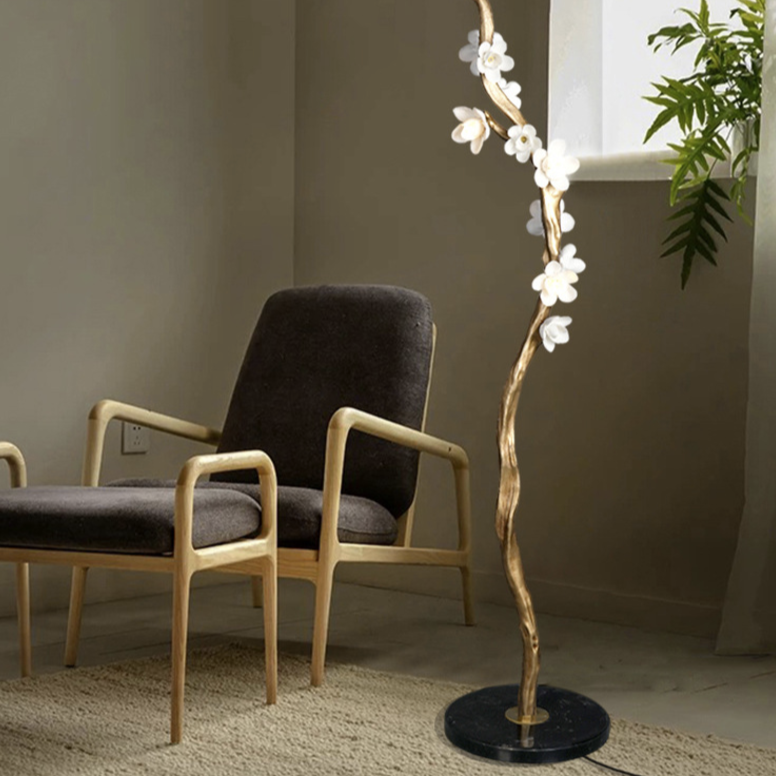 Oriental Bamboo Floor Lamp - A Touch of Asian Elegance