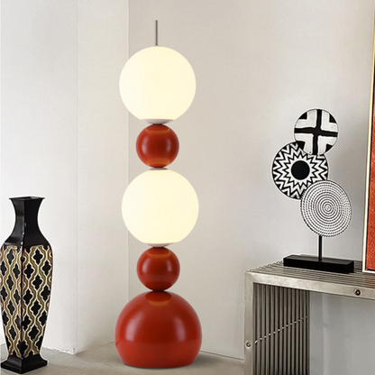 Mid-Century Modern Sphere Floor Lamp - A Retro Chic Statement