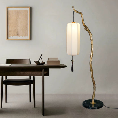 Oriental Bamboo Floor Lamp - A Touch of Asian Elegance