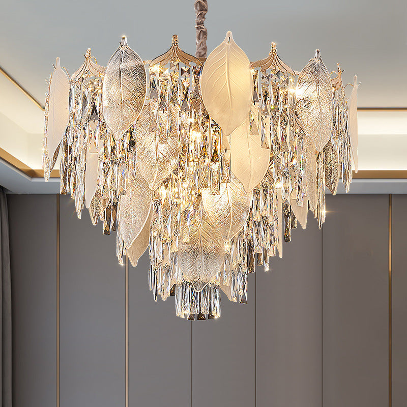 Elegant Leaf Chandelier - A Touch of Nature