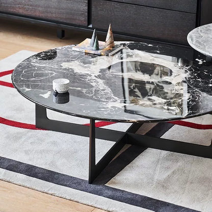 Luxurious Round Nesting coffee table  - Modern Design for Living Room