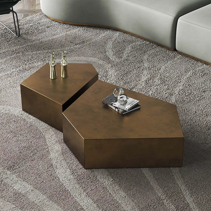 Furnishaus Blake: Luxury Metal Coffee Table for Modern Living