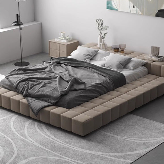 Embrace Modern Minimalism: The Quilted Platform Bed Frame