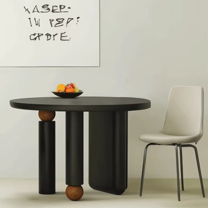 Modern Minimalist Round Dining Table - Sleek and Stylish