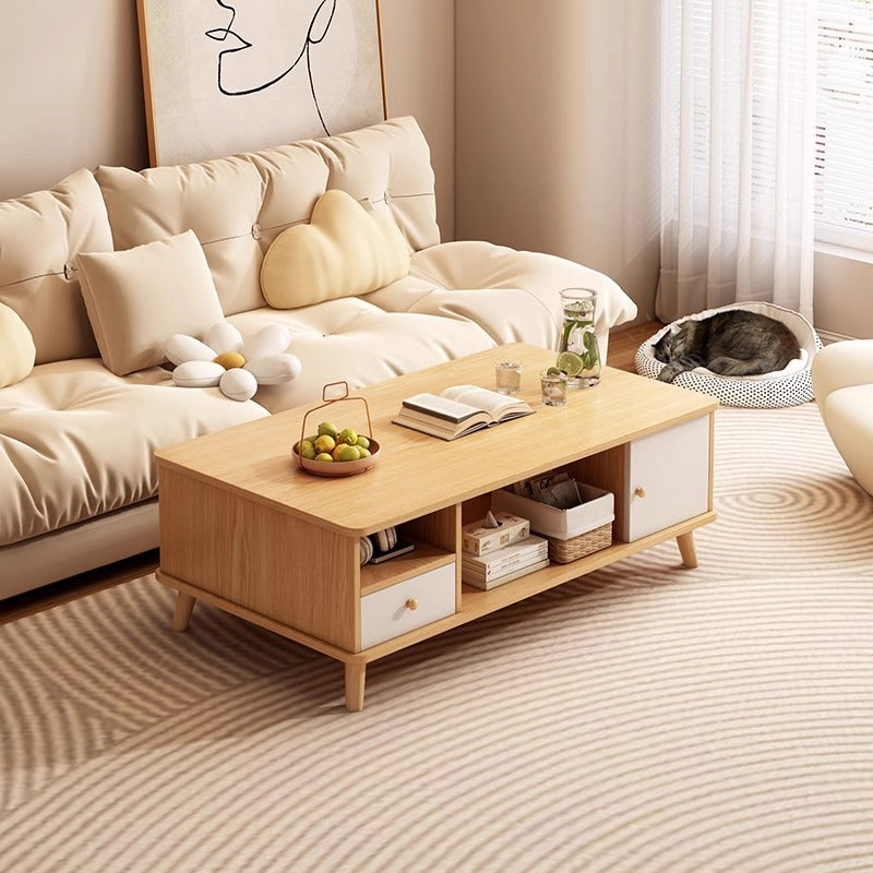 Modern Elegance Meets Timeless Versatility: The Solid Wood Coffee Table