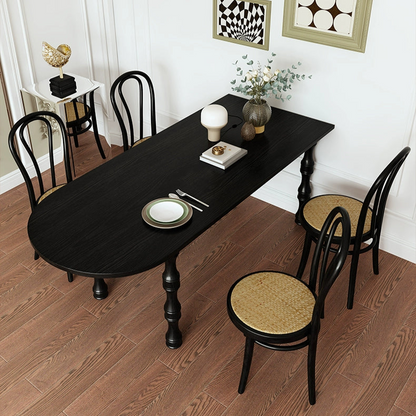 Classic French Dining Table Set - Timeless Elegance and Comfort