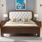 Elegant Upholstered Bed with Curved Headboard - Timeless Design