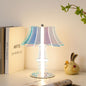 Iridescent Acrylic Table Lamp - A Modern, Futuristic Design