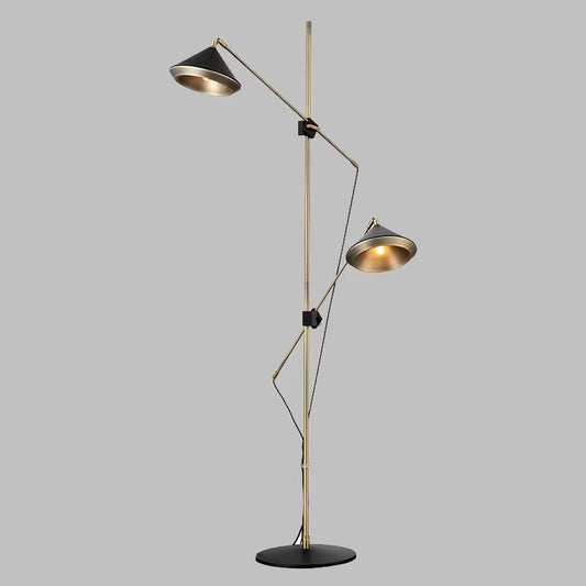 Mid-Century Modern Double Arm Floor Lamp - A Timeless Classic