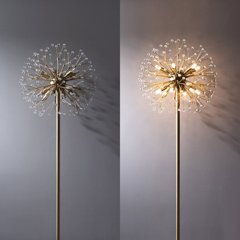 Sparkling Dandelion Floor Lamp - A Touch of Modern Elegance