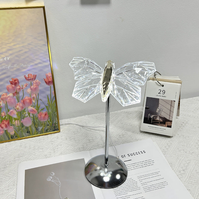 Crystal Butterfly Table Lamp - A Delicate and Elegant Touch