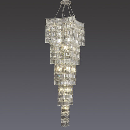 Cascade Crystal Chandelier - A Modern Masterpiece