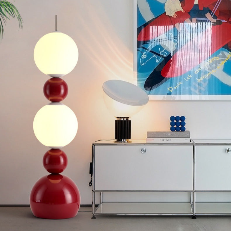 Mid-Century Modern Sphere Floor Lamp - A Retro Chic Statement