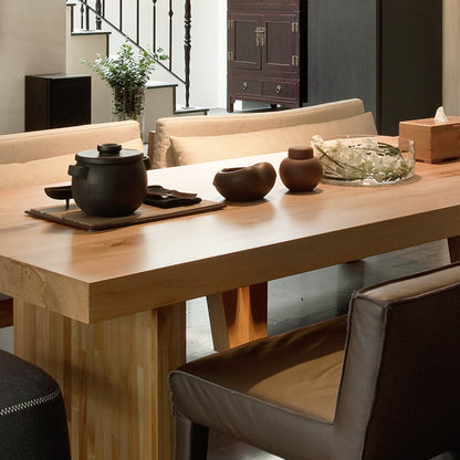 Minimalist Solid Wood Dining Table