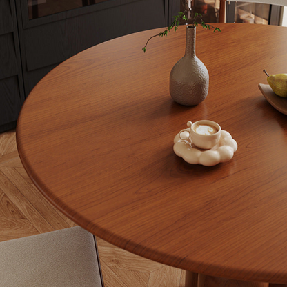 Sculptural Oak Dining Table - A Modern Masterpiece