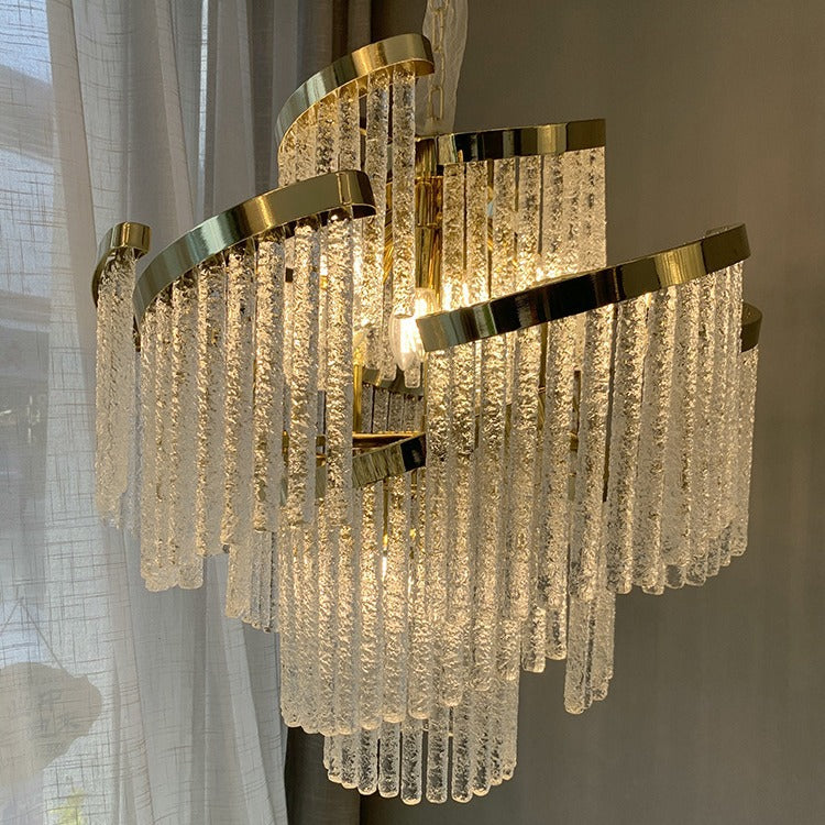 Whimsical Crystal Chandelier - A Modern Masterpiece