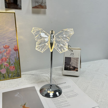 Crystal Butterfly Table Lamp - A Delicate and Elegant Touch