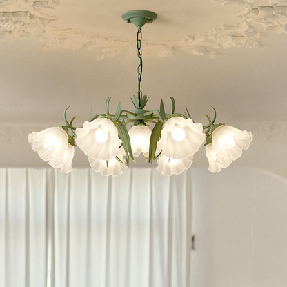 Vintage Floral Chandelier - Romantic and Elegant