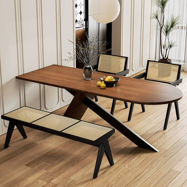 Modern Half-Round Dining Table - Sleek and Stylish