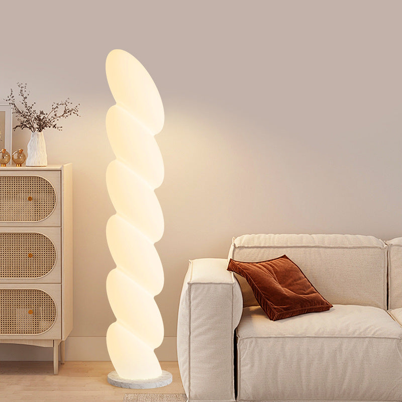 Sculptural Pebble Floor Lamp - A Modern Art Piece