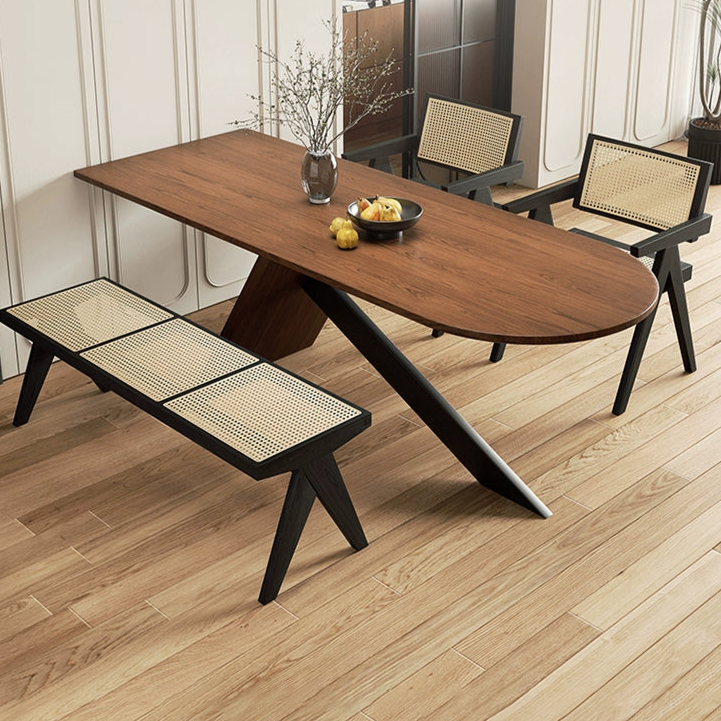 Modern Half-Round Dining Table - Sleek and Stylish