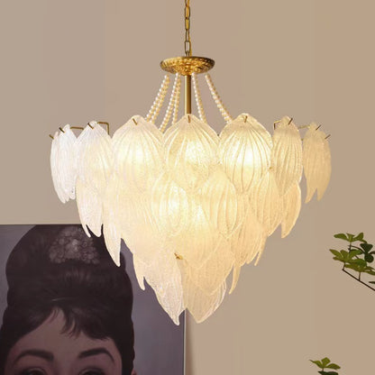 Elegant Leaf-Shaped Chandelier - A Touch of Nature