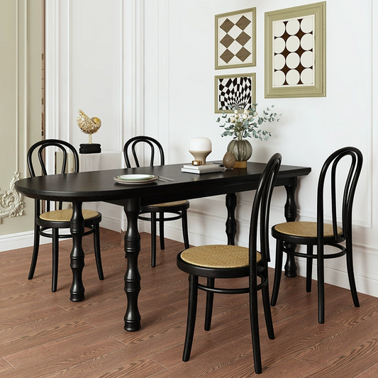 Classic French Dining Table Set - Timeless Elegance and Comfort