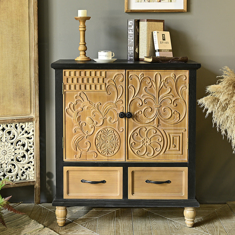 The Versailles Carved Storage Cabinet - French Provincial Sideboard with Drawers