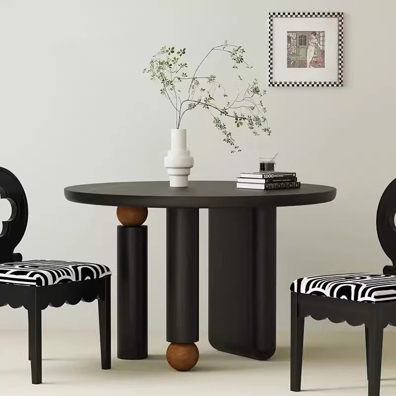 Modern Minimalist Round Dining Table - Sleek and Stylish