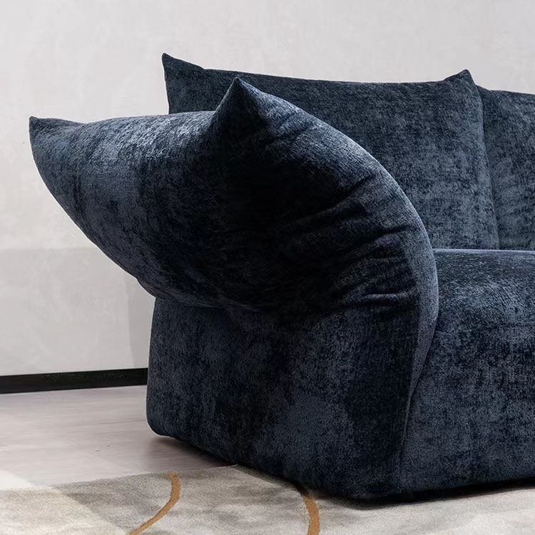 Fabric Blue sofa minimalist special-shaped living room designer corner villa large sofa