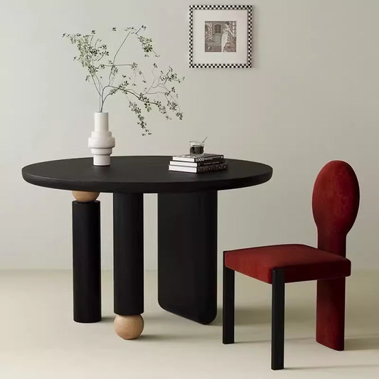 Modern Minimalist Round Dining Table - Sleek and Stylish