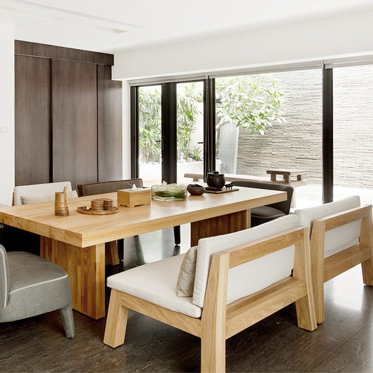 Minimalist Solid Wood Dining Table