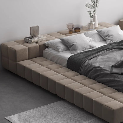 Embrace Modern Minimalism: The Quilted Platform Bed Frame