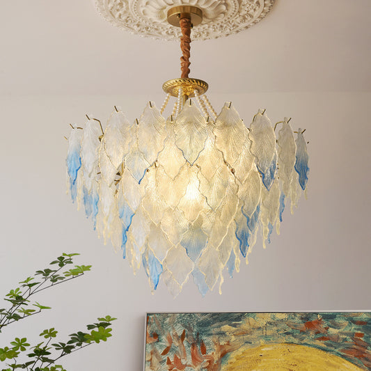 Oceanic Glass Chandelier - A Serene Masterpiece