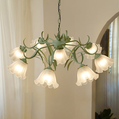 Vintage Floral Chandelier - Romantic and Elegant