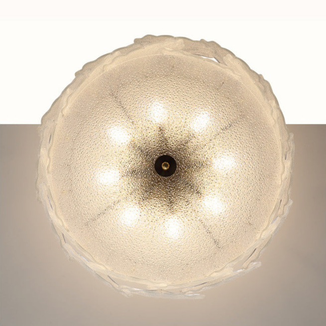 Serene Lotus Flush Mount Ceiling Light - A Touch of Nature