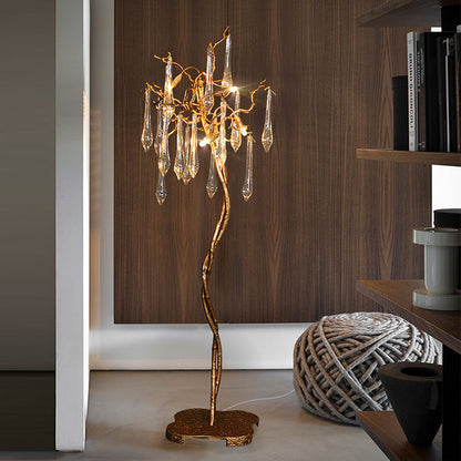 Crystal Chandelier Floor Lamp - A Touch of Regal Elegance