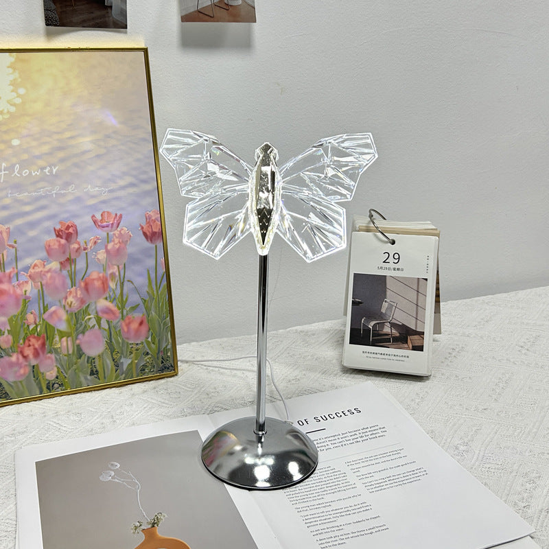 Crystal Butterfly Table Lamp - A Delicate and Elegant Touch