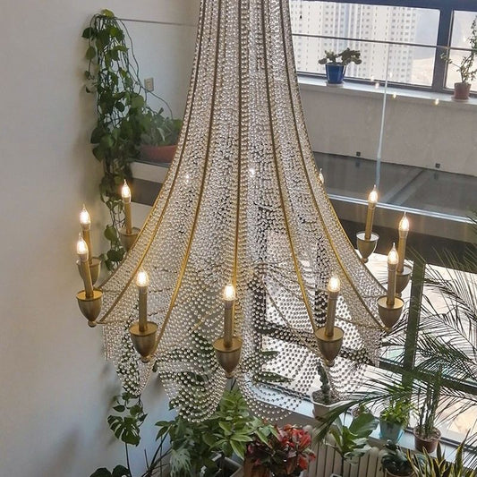 Crystal Chandelier with Elegant Design - A Touch of Luxury