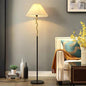 Art Deco Floor Lamp with Pleated Shade - A Timeless Classic