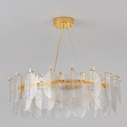 Elegant Leaf Chandelier - A Natural Touch of Luxury