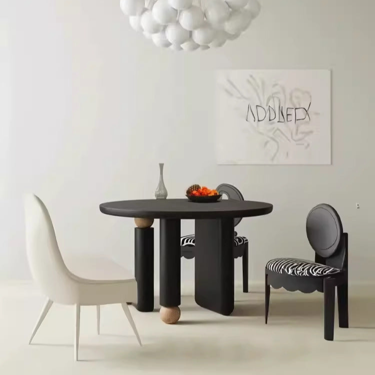 Modern Minimalist Round Dining Table - Sleek and Stylish