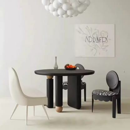 Modern Minimalist Round Dining Table - Sleek and Stylish